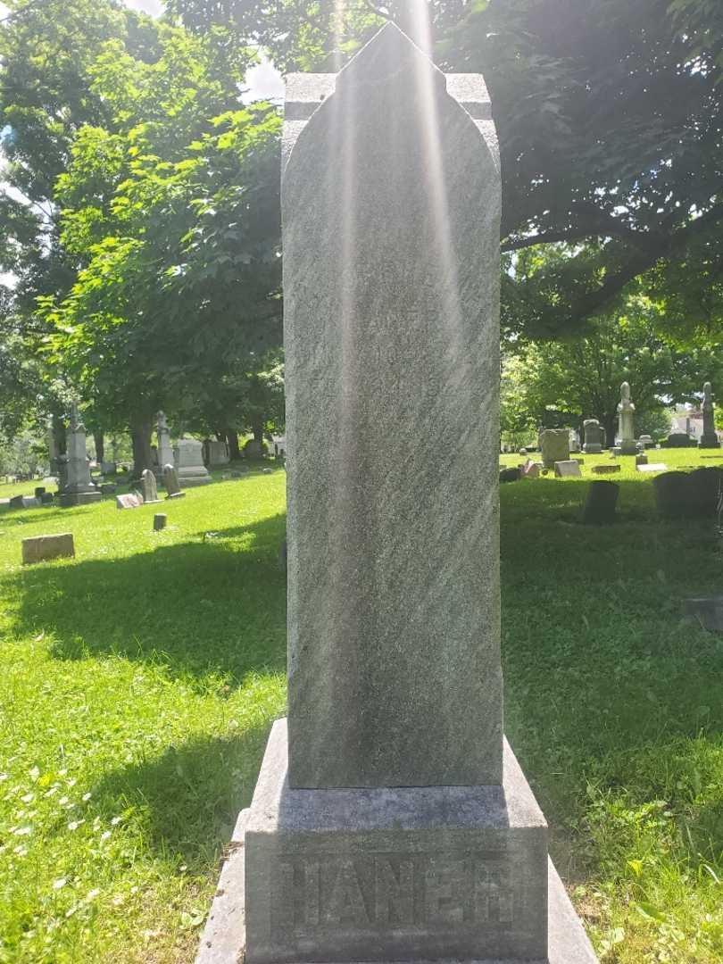 Alma Ophelia Daniels Haner's grave. Photo 3