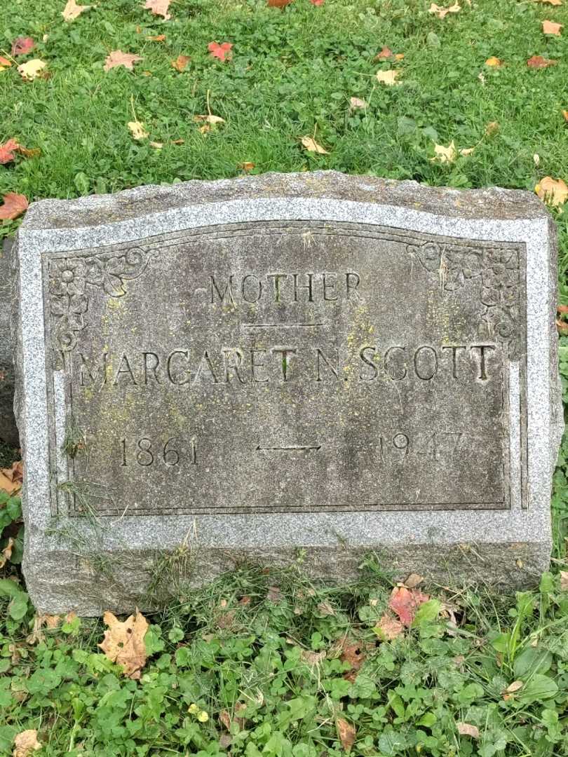 Margaret N. Scott's grave. Photo 3