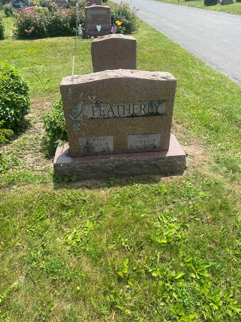 Helen K. Featherly's grave. Photo 2