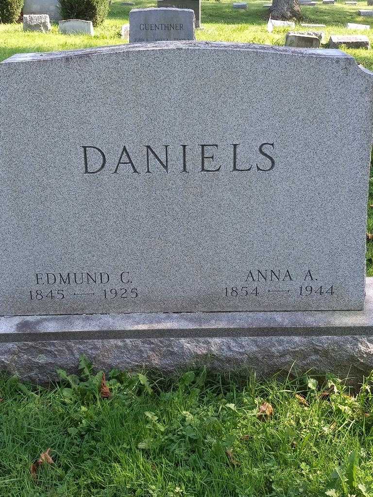 Edmund C. Daniels's grave. Photo 2