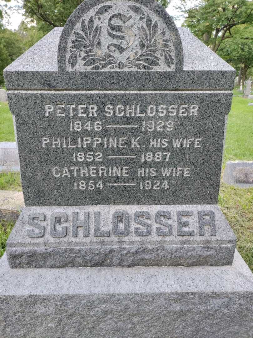 Peter Schlosser's grave. Photo 3