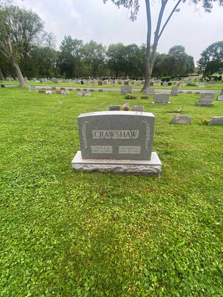 Alfred G. Crawshaw's grave. Photo 1