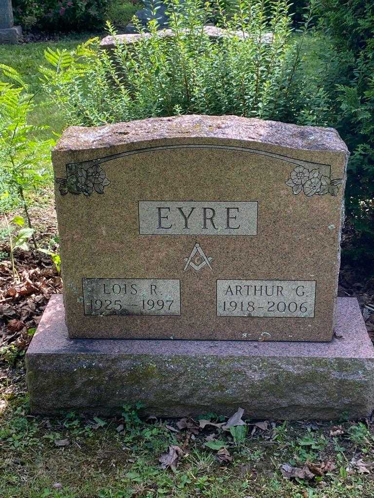 Arthur G. Eyre's grave. Photo 3