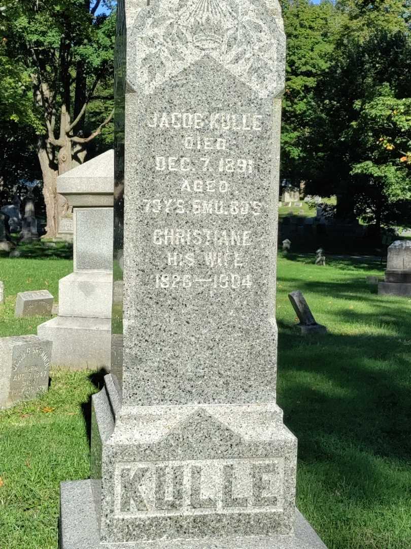 Jacob Kulle's grave. Photo 3