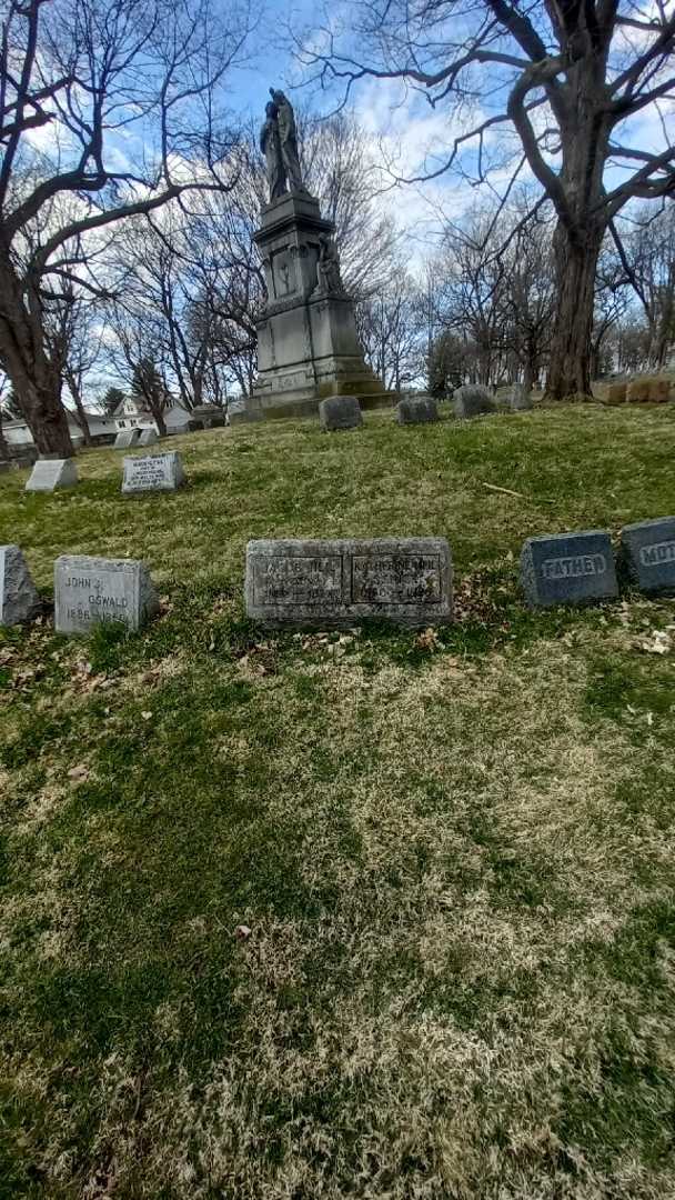 Jacob Heil's grave. Photo 1