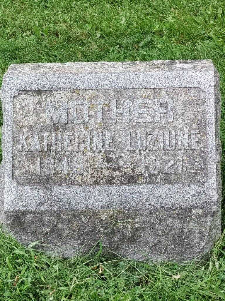 Katherine Luziune's grave. Photo 3