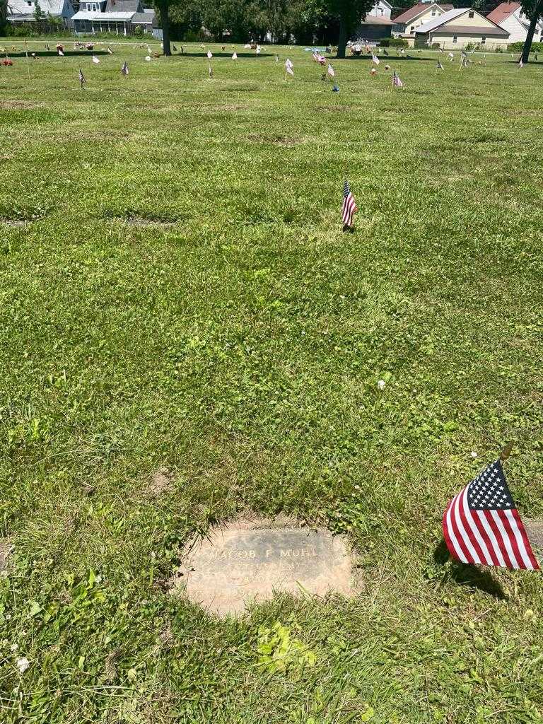 Jacob F. Muhl's grave. Photo 1