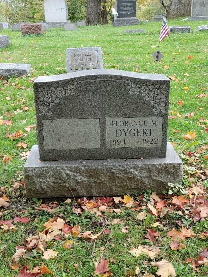 Florence M. Dygert's grave. Photo 2