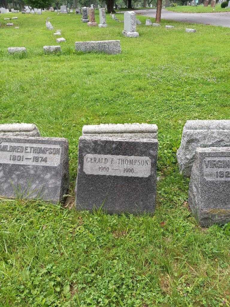 Gerald F. Thompson's grave. Photo 1