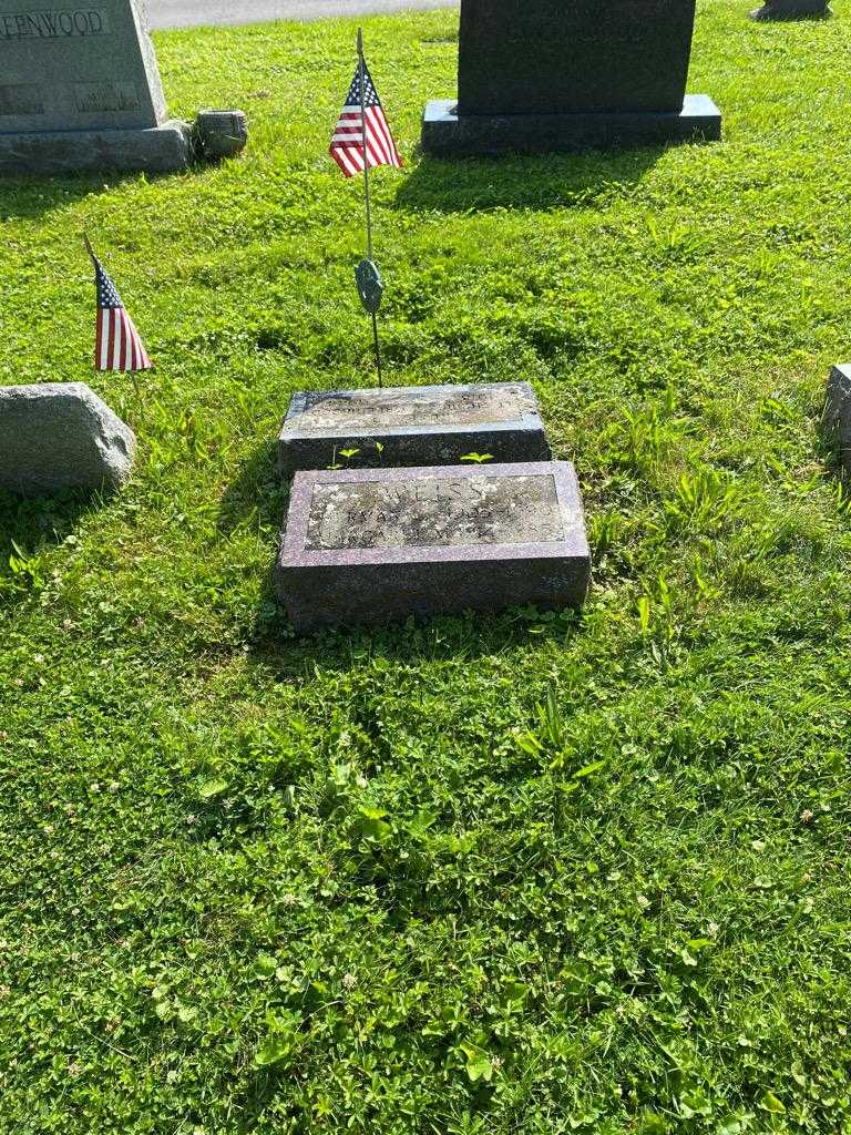 Margaret M. Weiss's grave. Photo 2