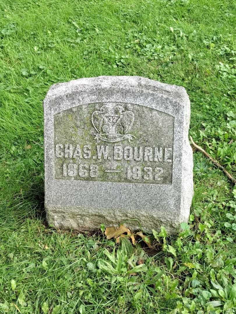 Charles W. Bourne's grave. Photo 3