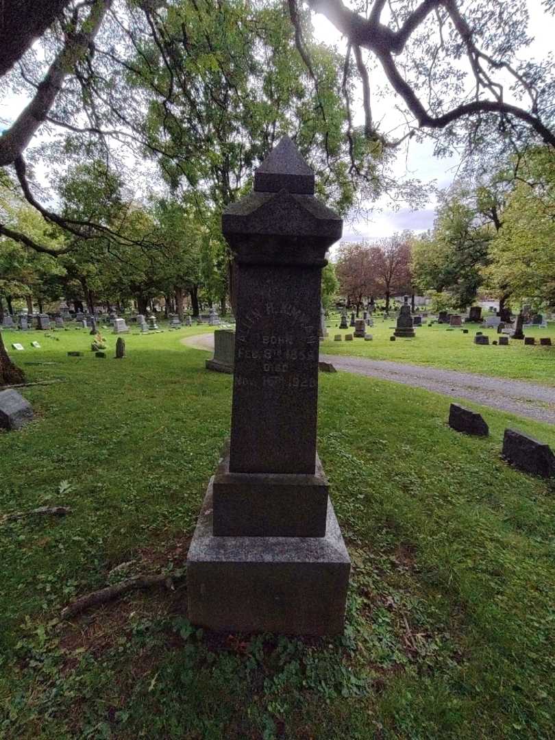 Allen H. Kimman's grave. Photo 1