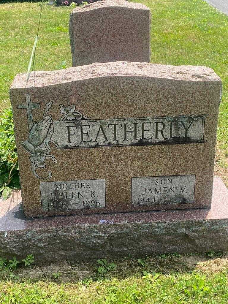 Helen K. Featherly's grave. Photo 3