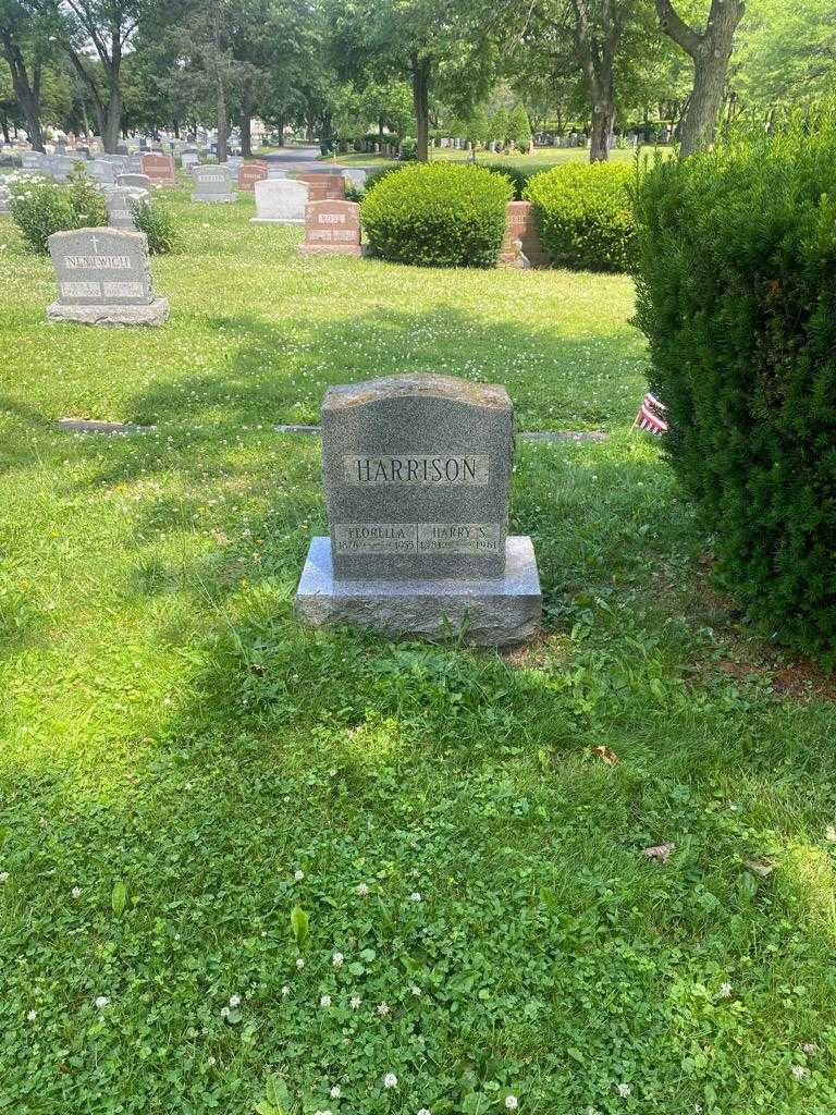 Florella Harrison's grave. Photo 2