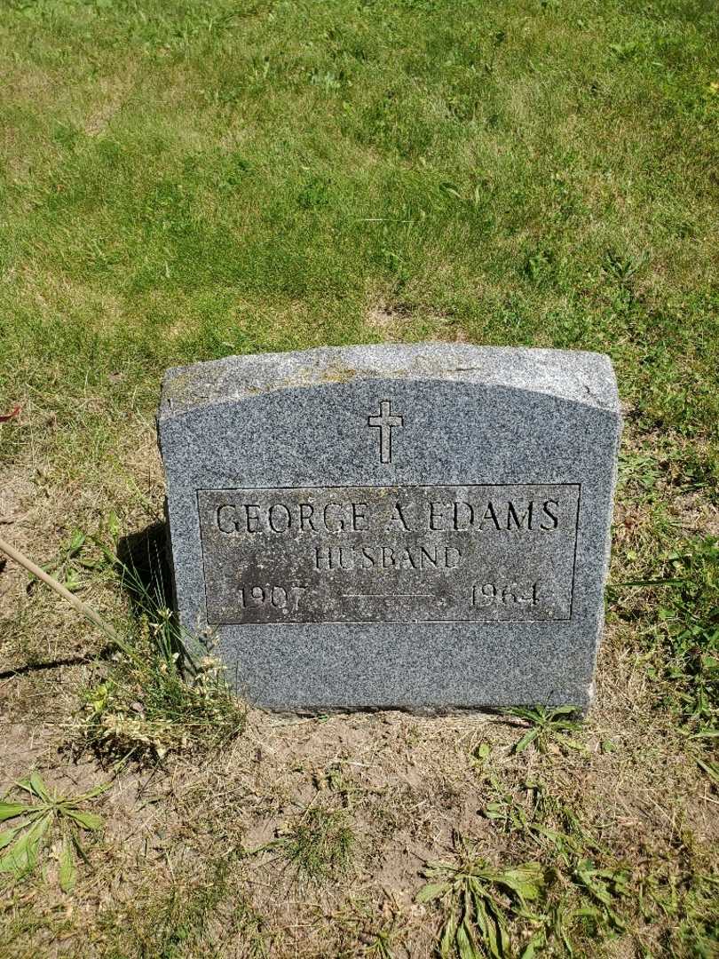 George A. Edams's grave. Photo 3