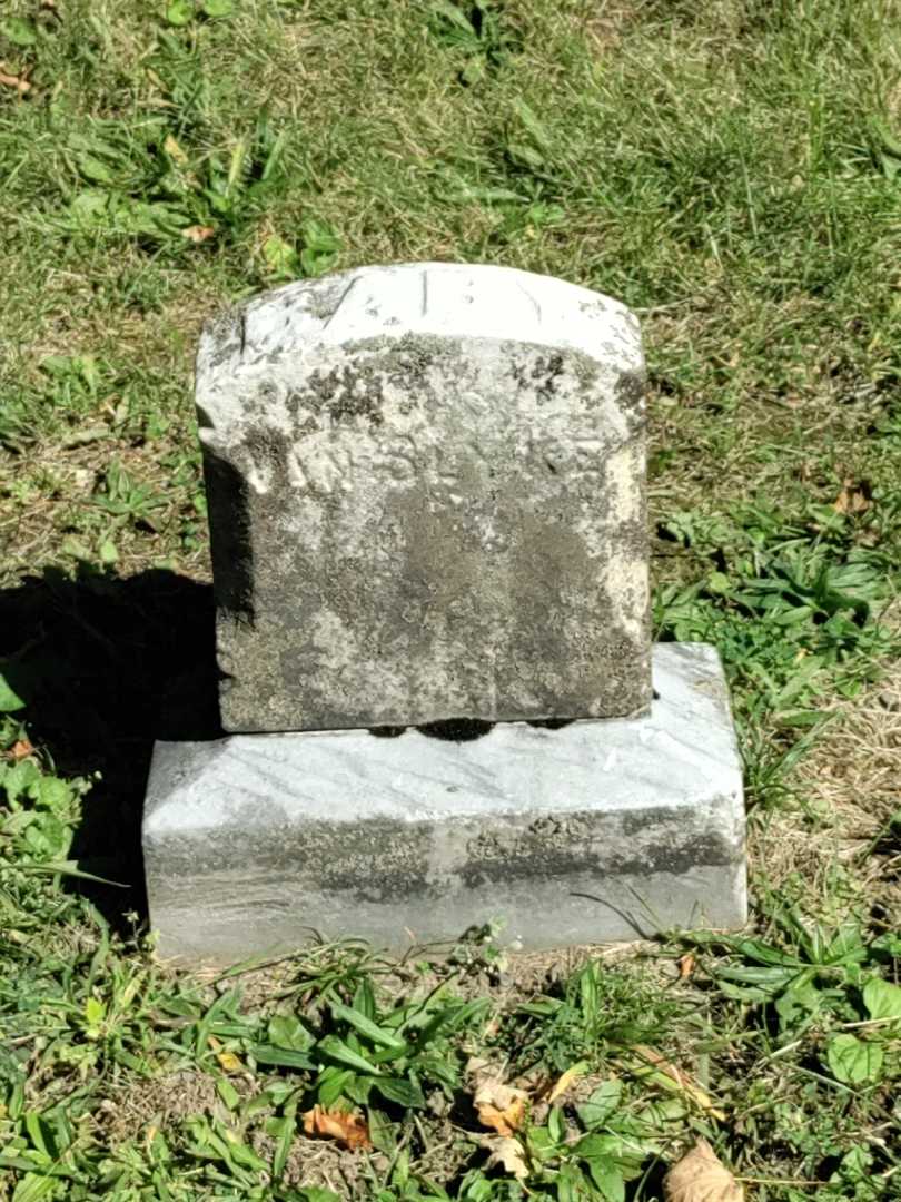 Allie Van Slyke's grave. Photo 3