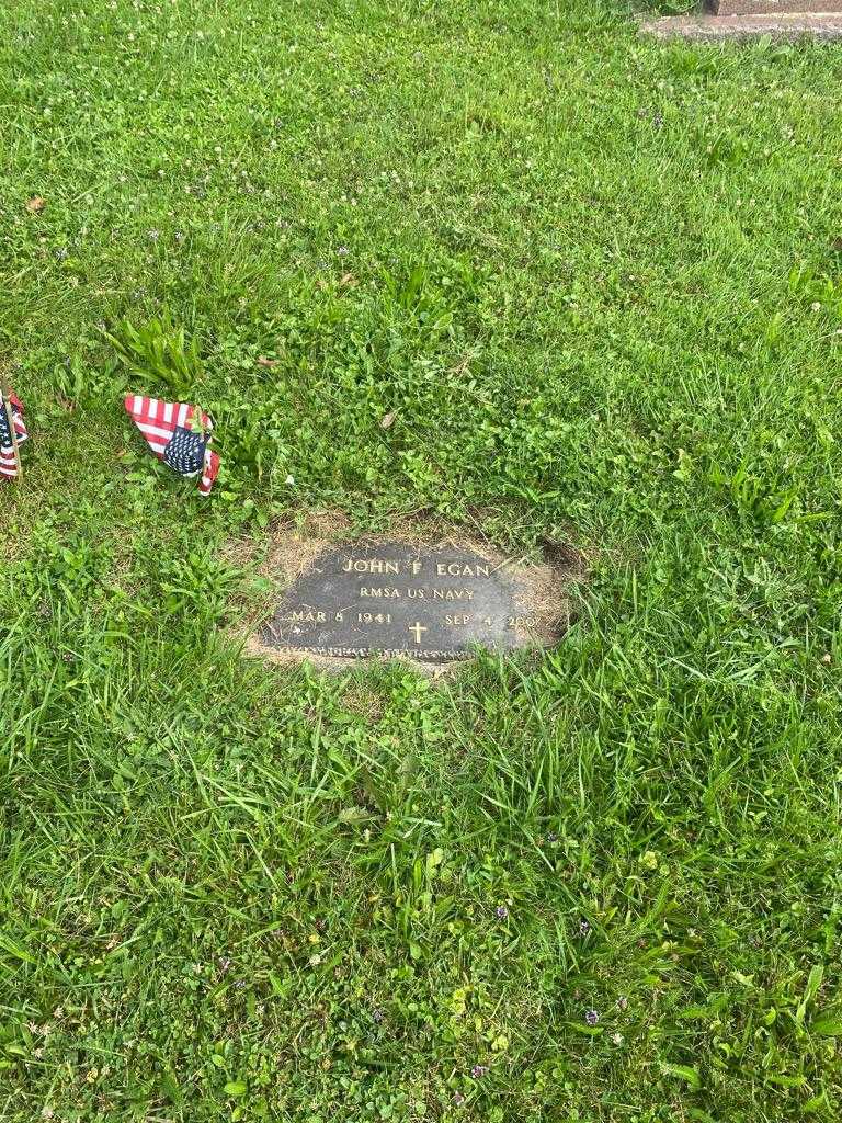 John F. Egan's grave. Photo 2