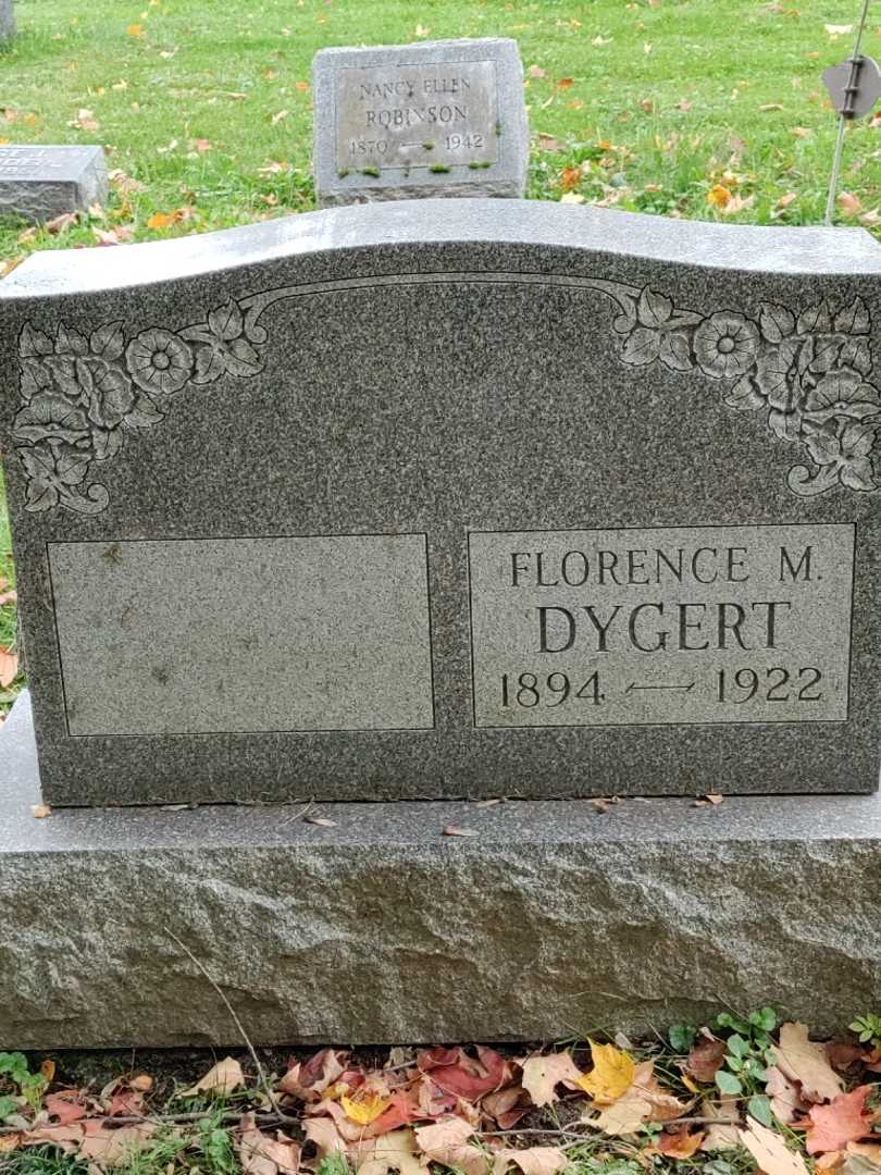 Florence M. Dygert's grave. Photo 3