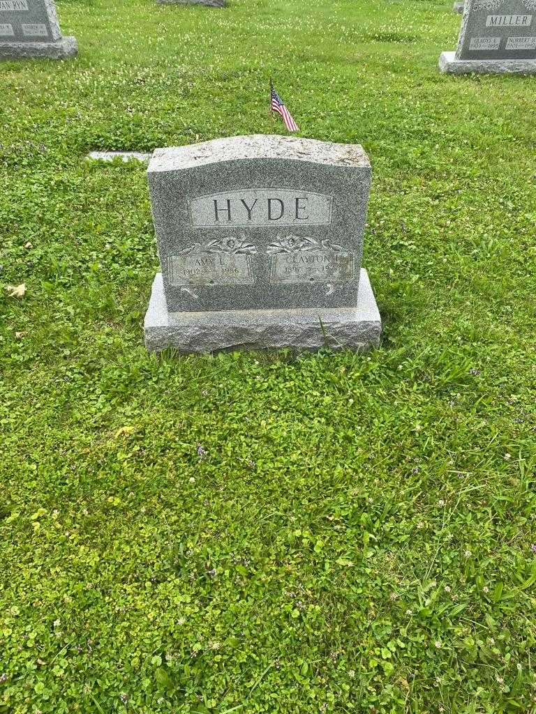 Clayton L. Hyde's grave. Photo 2