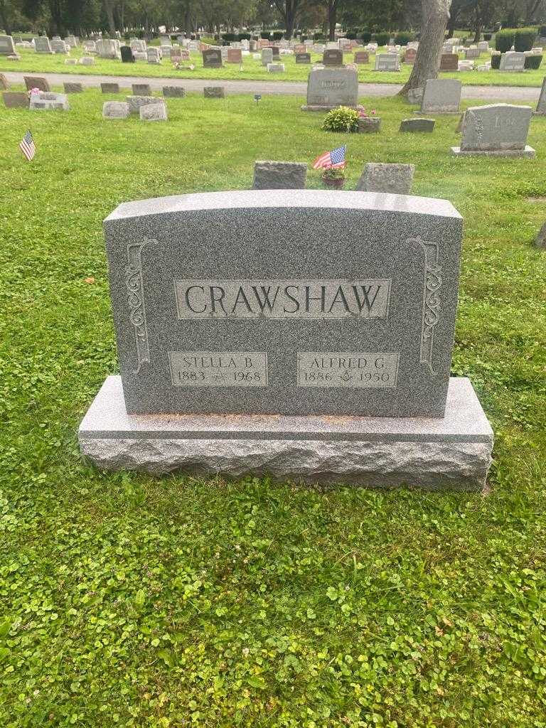 Stella B. Crawshaw's grave. Photo 2