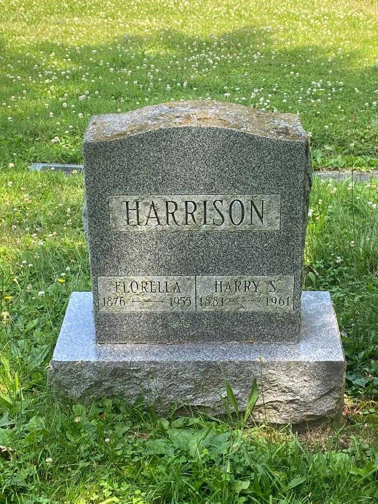 Florella Harrison's grave. Photo 3