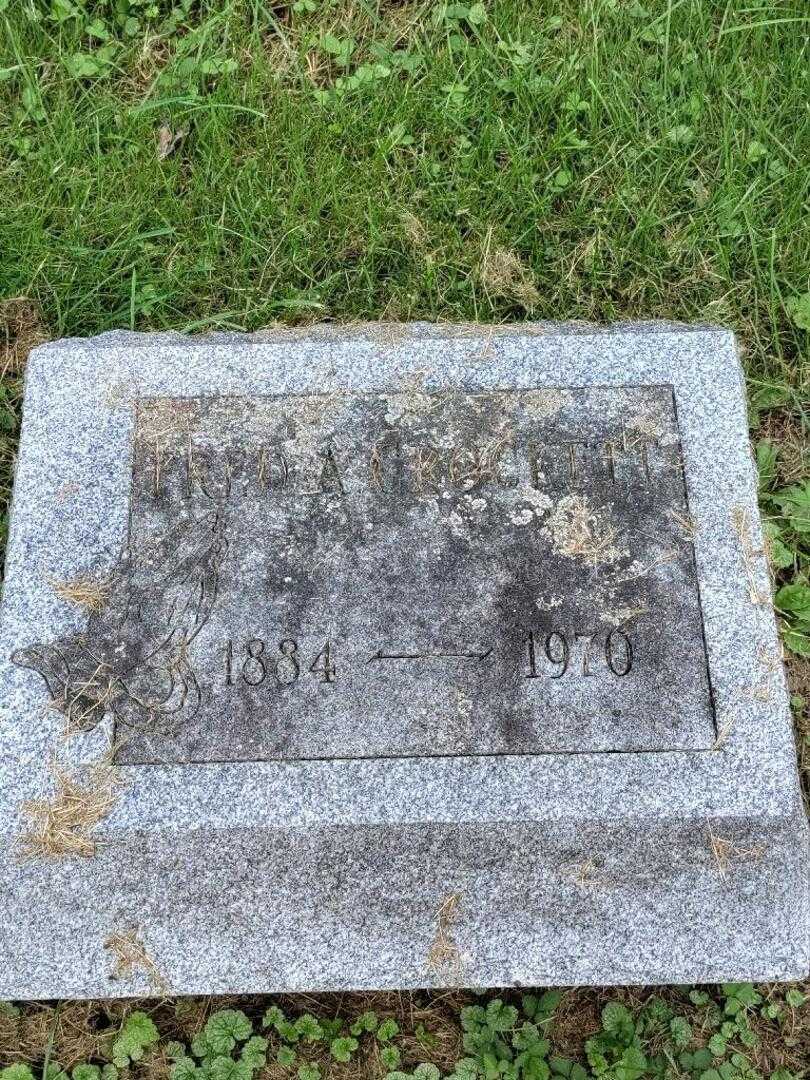 Fred A. Crockett's grave. Photo 4