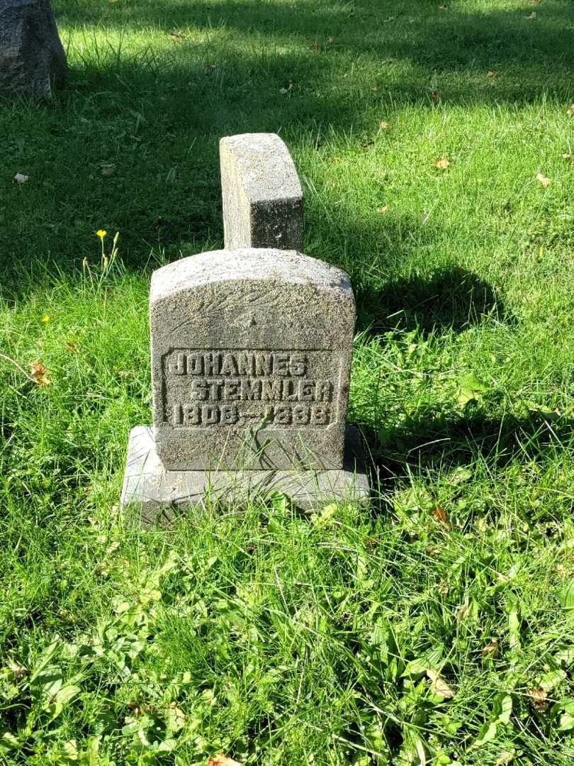 Johannes Stemmler's grave. Photo 2