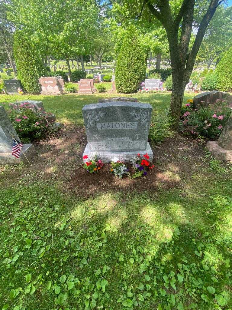 John A. Maloney's grave. Photo 1