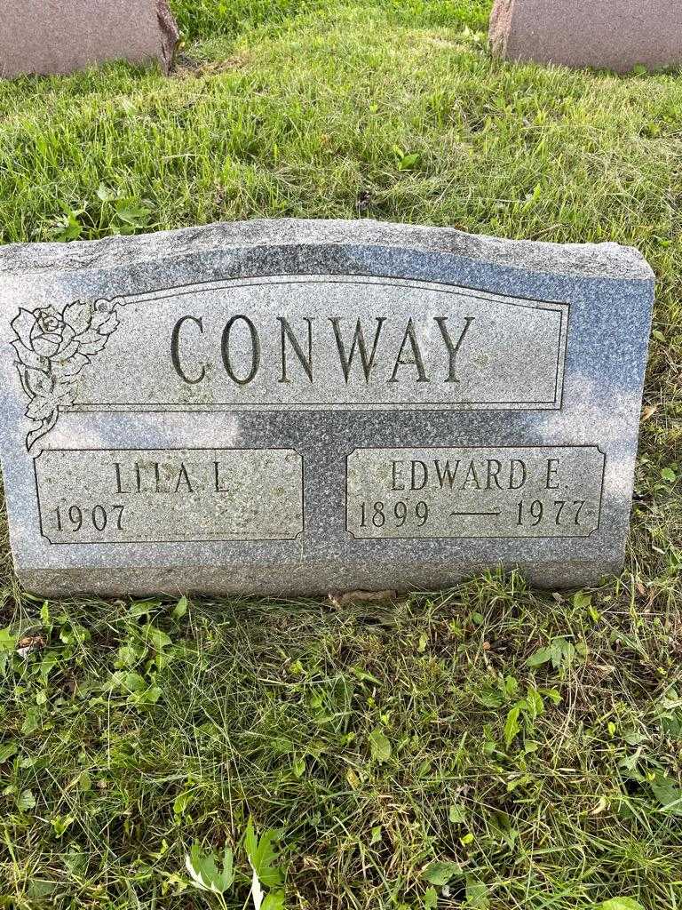 Edward E. Conway's grave. Photo 3