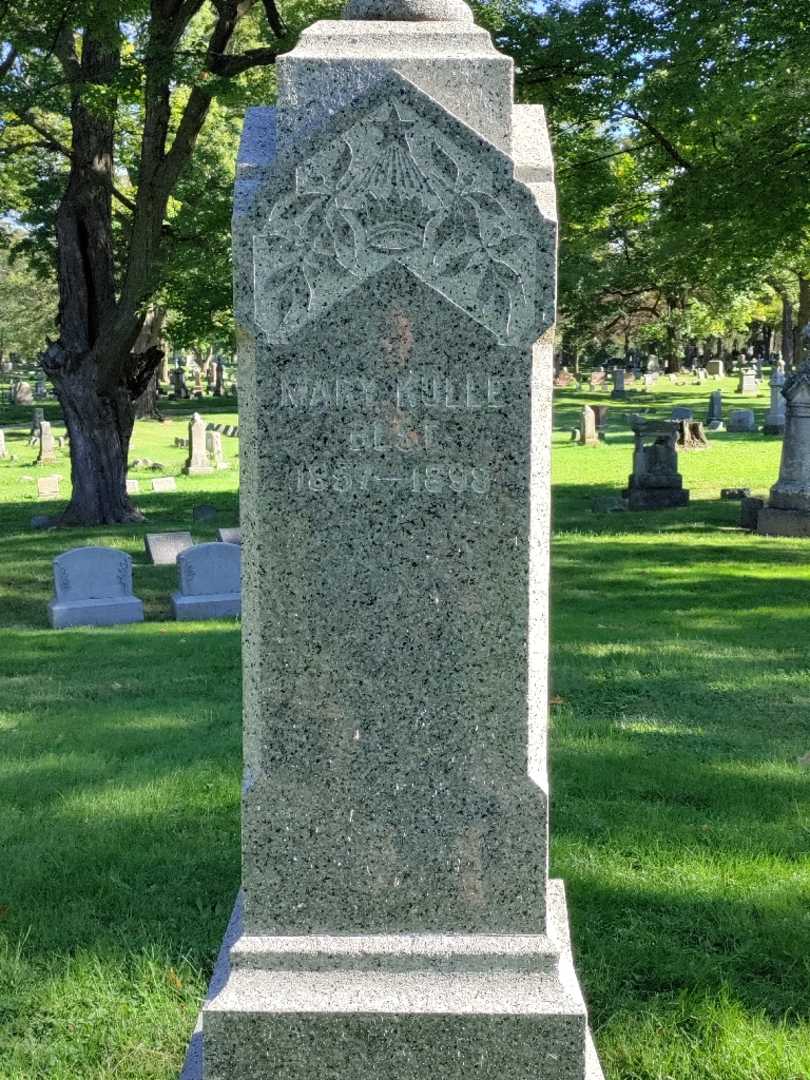 Mary Kulle Best's grave. Photo 2