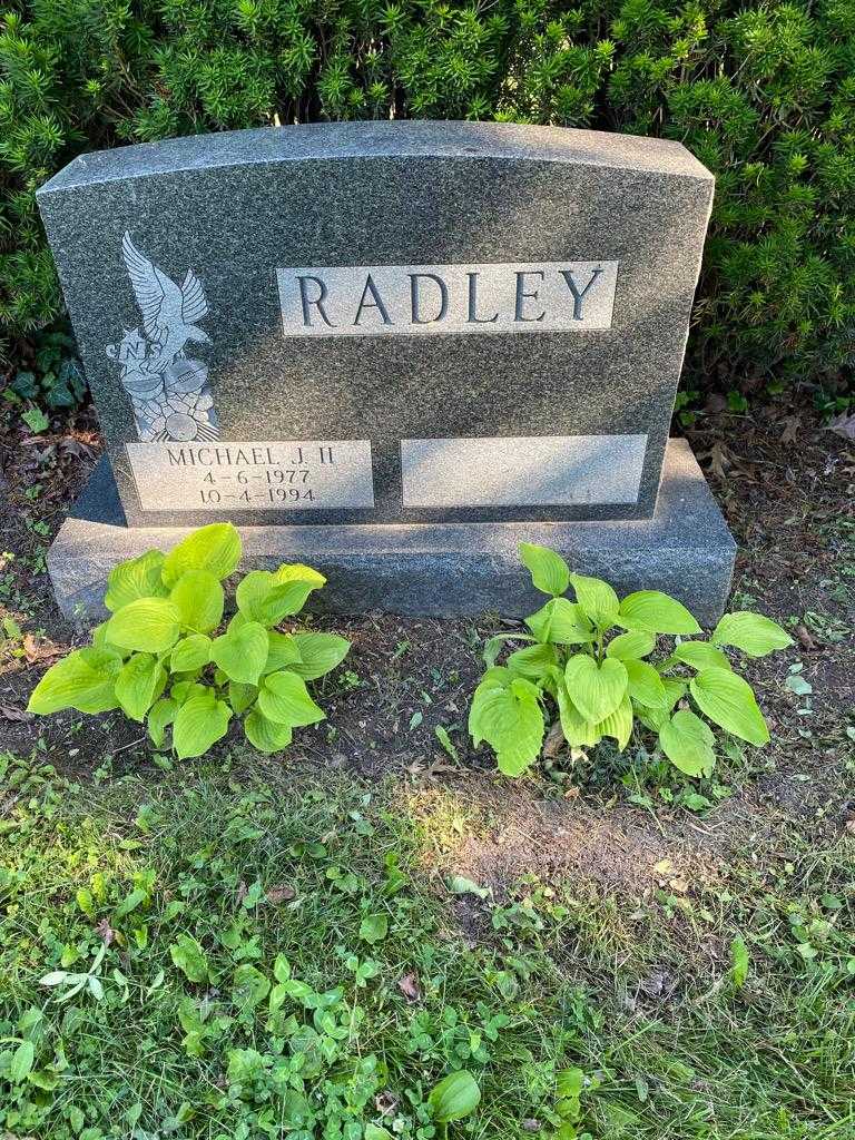 Michael J. Radley Second's grave. Photo 2