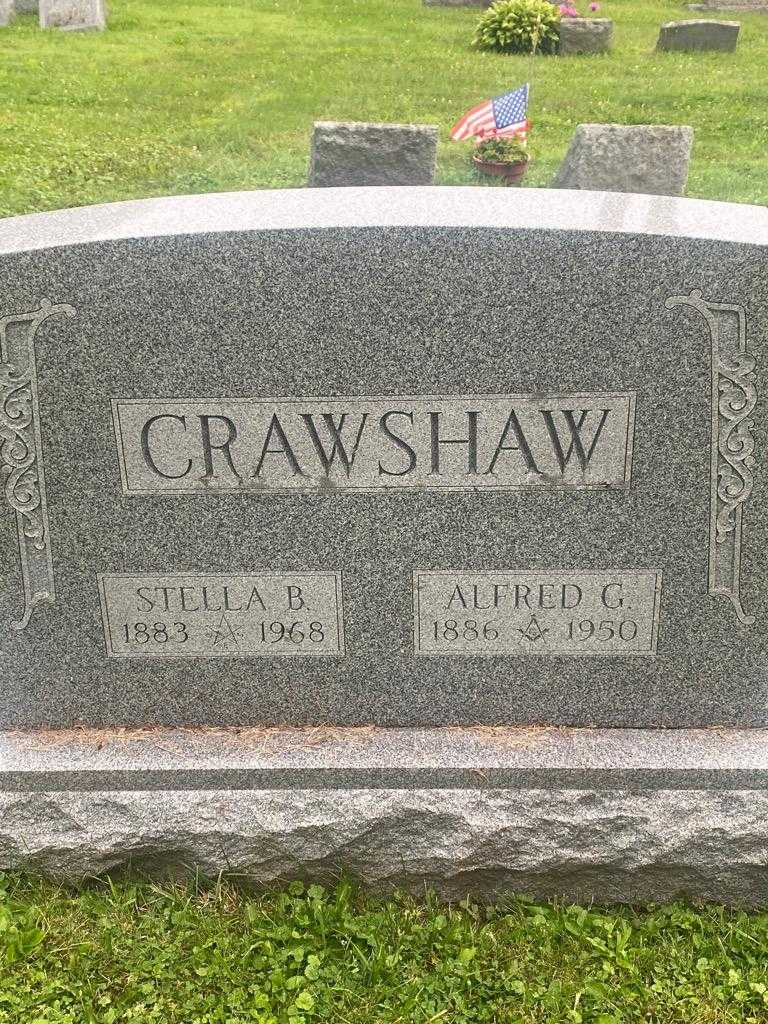 Stella B. Crawshaw's grave. Photo 3