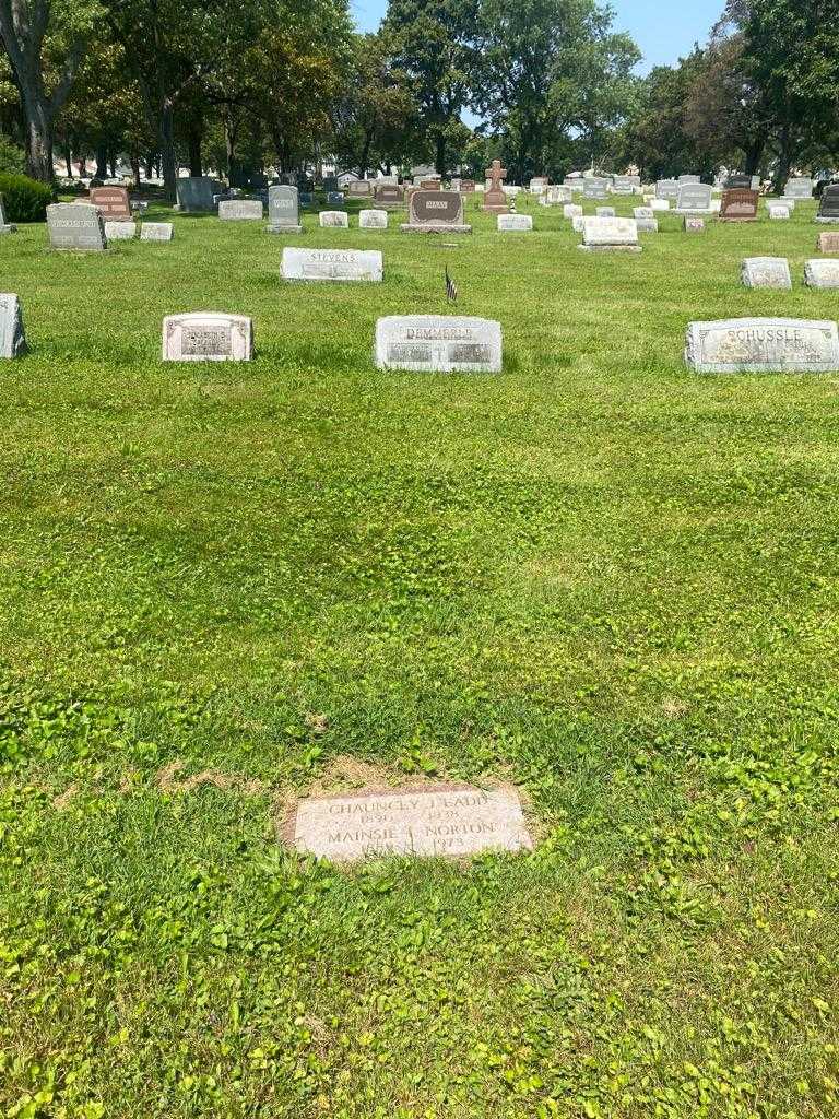 Chauncey J. Ladd's grave. Photo 2
