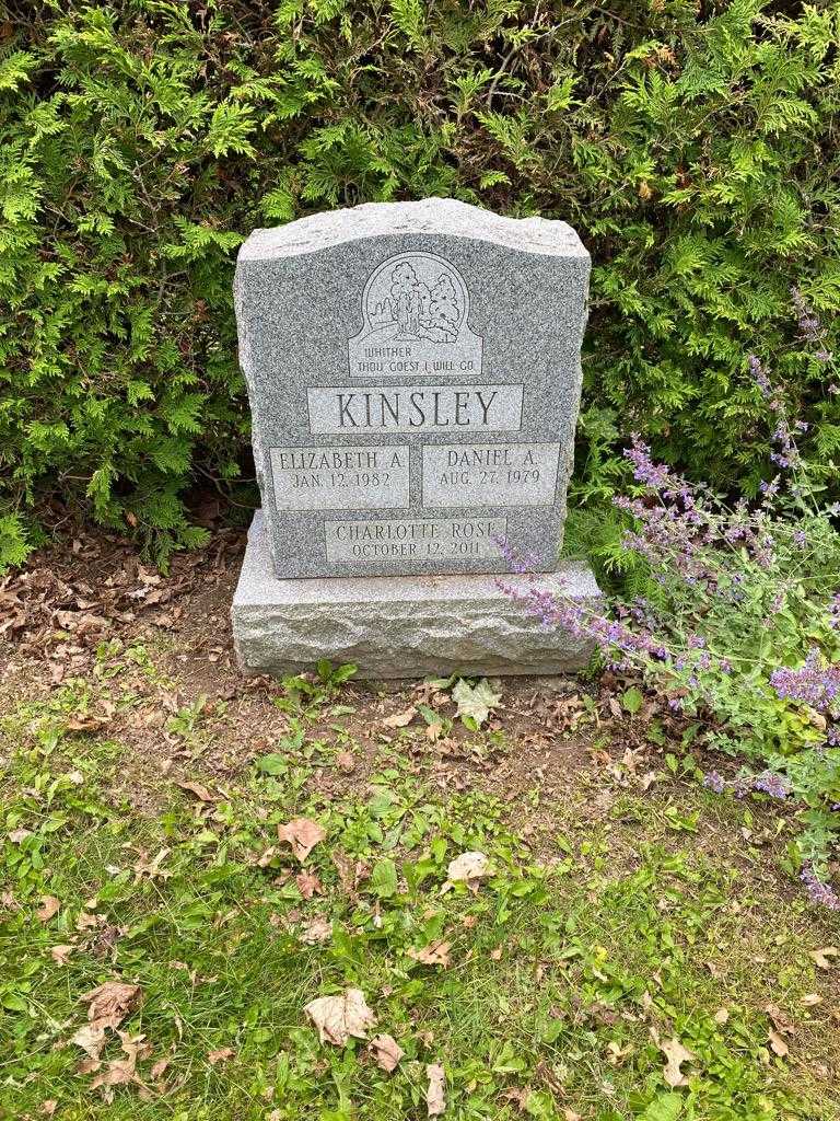 Charlotte Rose Kinsley's grave. Photo 2