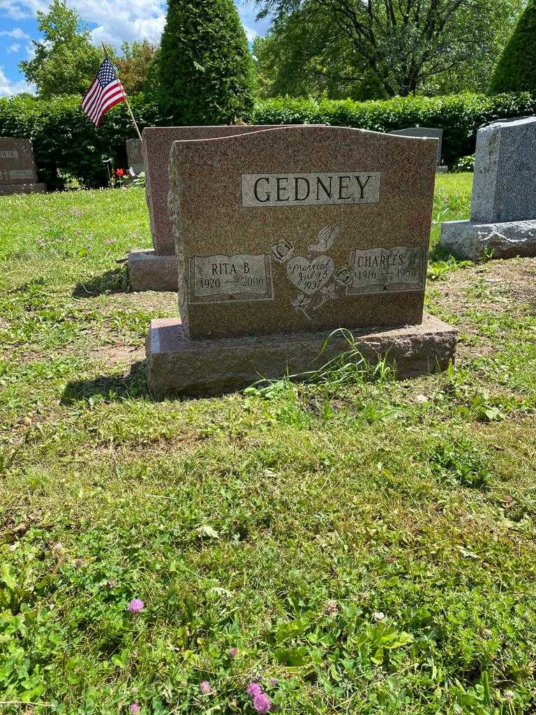 Charles H. Gedney's grave. Photo 2