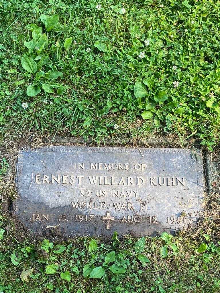 Ernest Willard Kuhn's grave. Photo 3