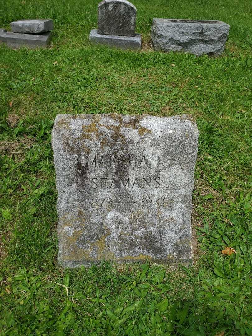 Martha E. Seamans's grave. Photo 4