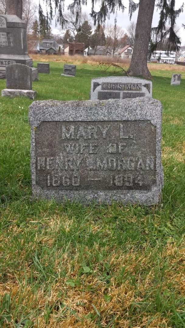 Mary L. Morgan's grave. Photo 3