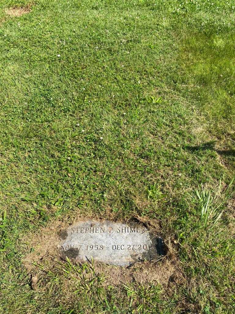 Stephen P. Shimer's grave. Photo 2