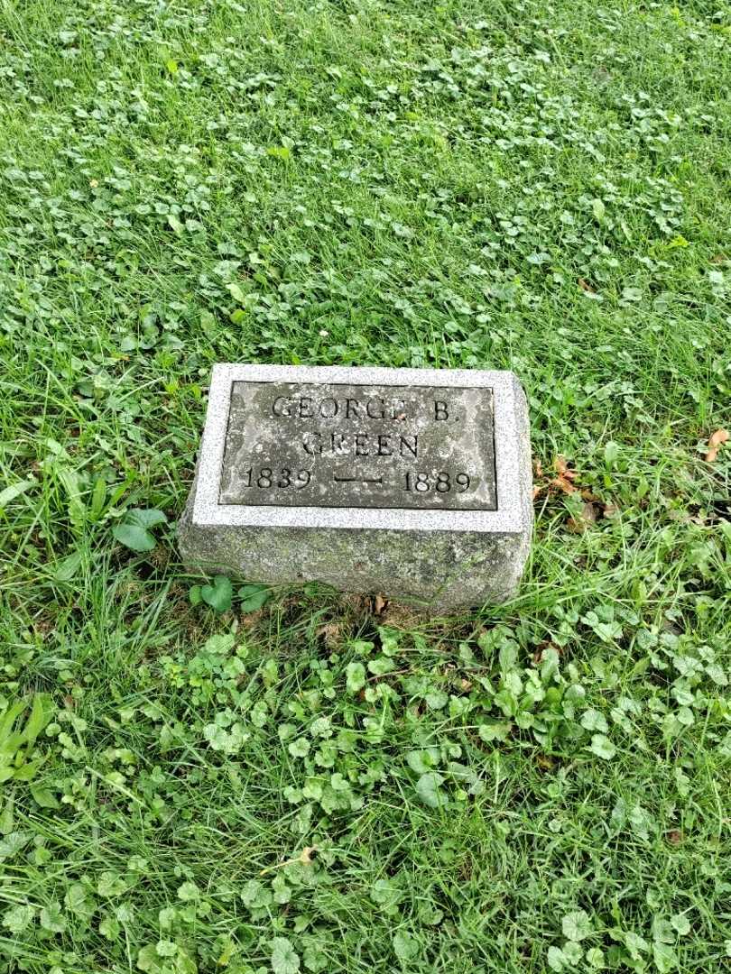 George B. Green's grave. Photo 2