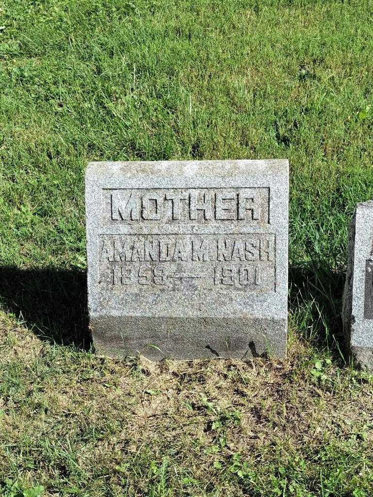 Amanda M. Nash's grave. Photo 3