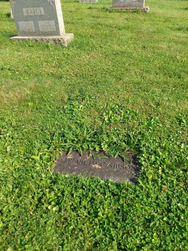 Elizabeth C. Sibson's grave. Photo 2