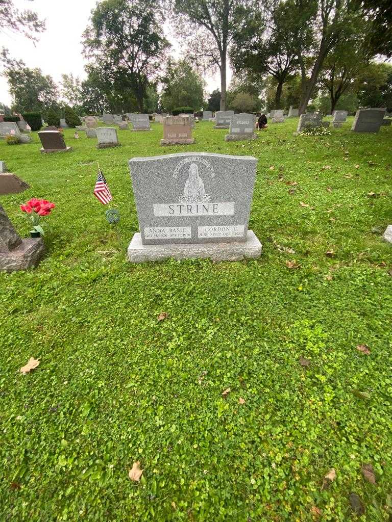 Gordon C. Strine's grave. Photo 1