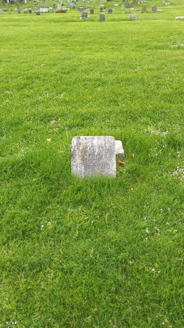 Infant Gehm's grave. Photo 2