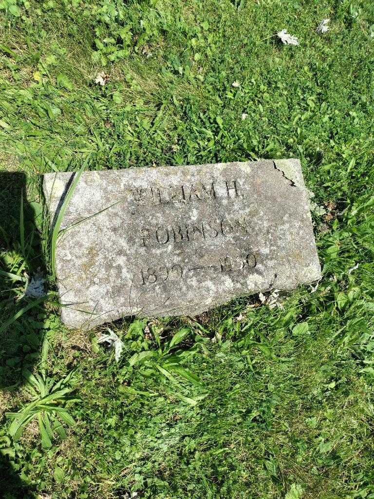 William H. Robinson's grave. Photo 2