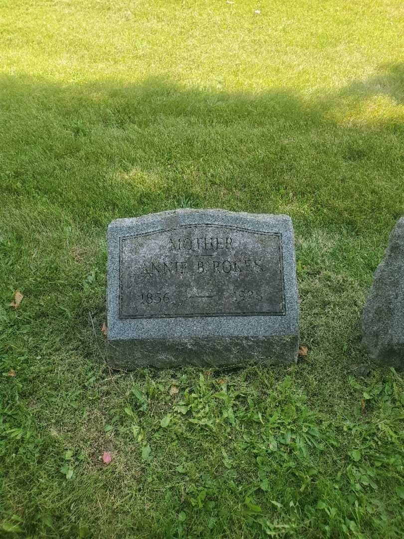 Annie B. Rokes's grave. Photo 2