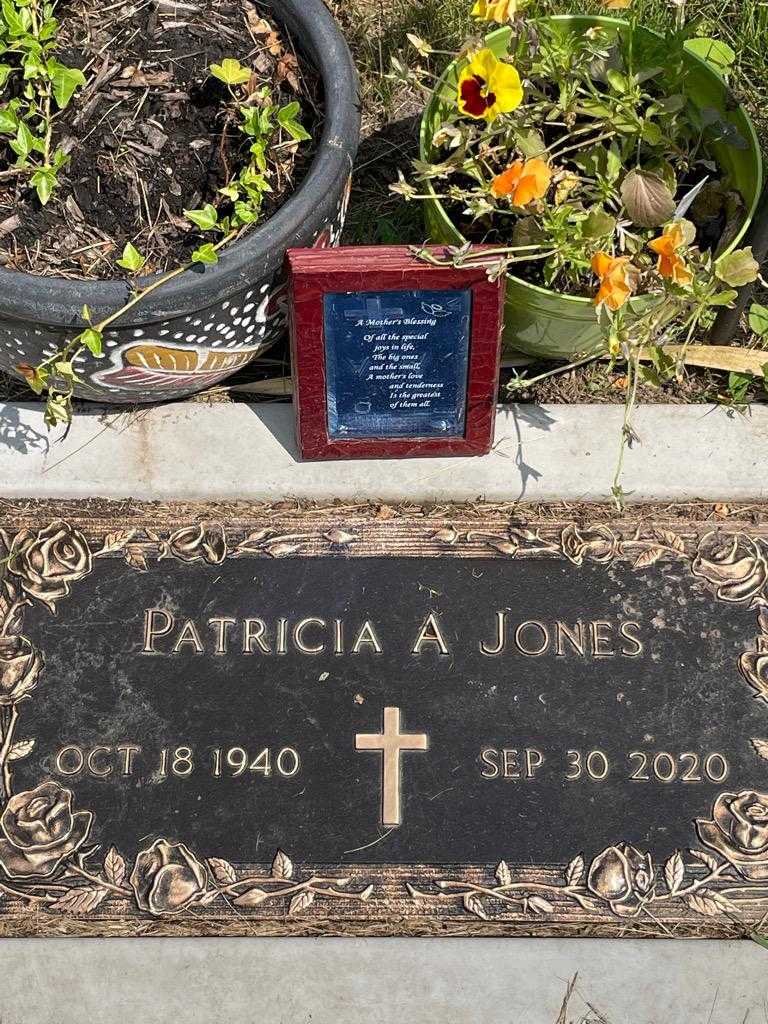 Patricia A. Jones's grave. Photo 3