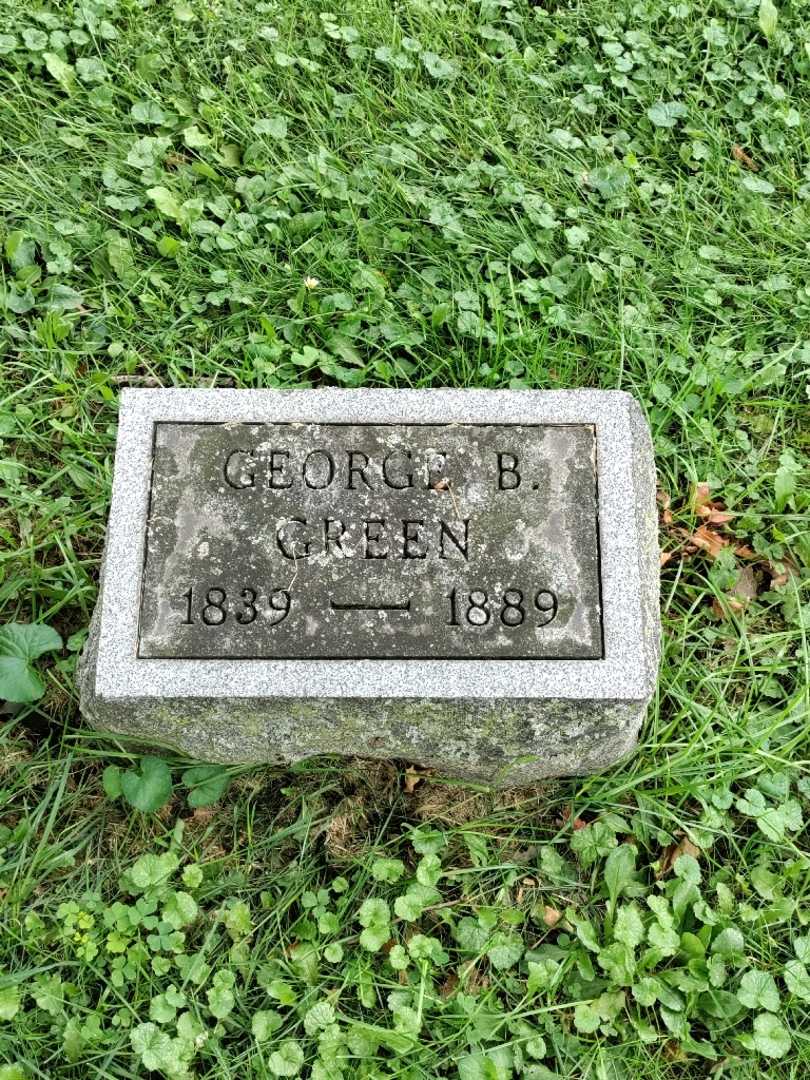 George B. Green's grave. Photo 3