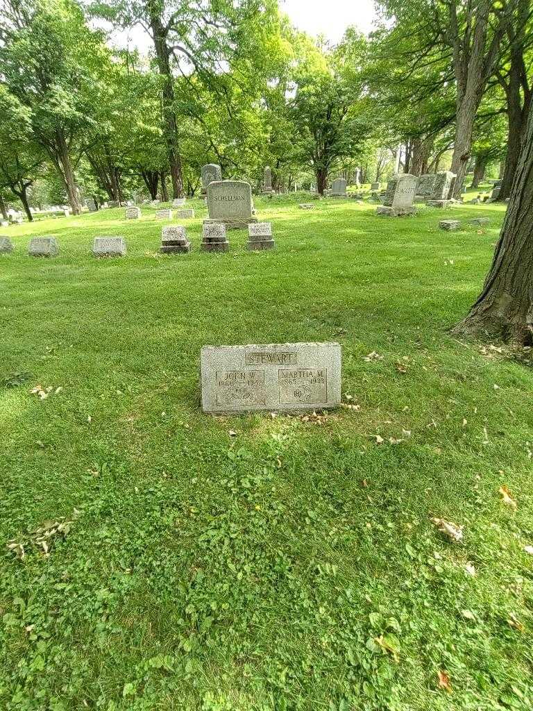 John W. Stewart's grave. Photo 1