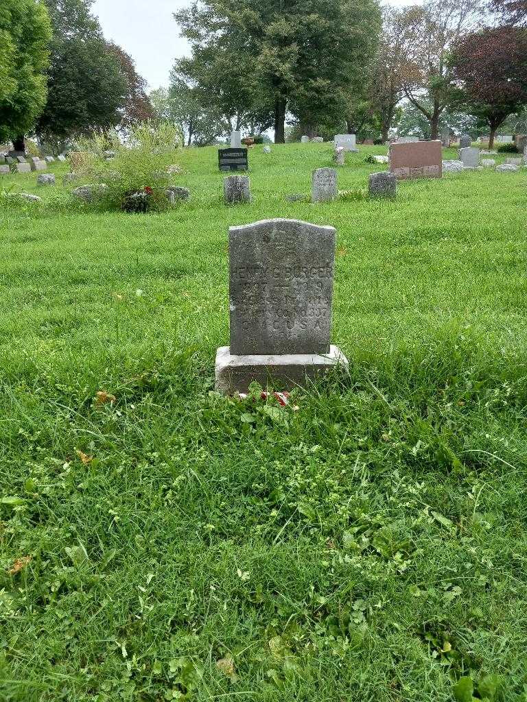 Henry G. Burger's grave. Photo 1